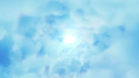 Heavenly flight towards the light Video stock 11210455
