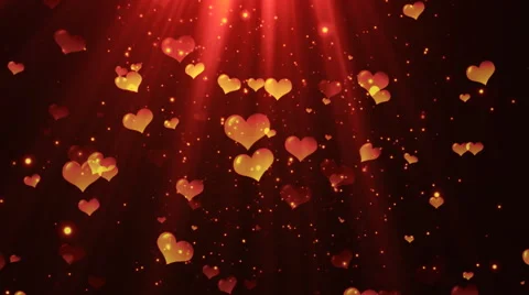 Heavenly Hearts 2 Loopable Background Vídeos de archivo 52309265