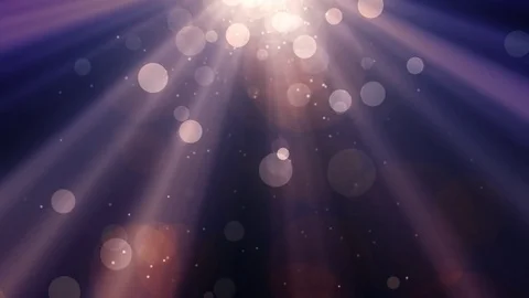 Heavenly Light Rays and Bokeh Stock Footage 78594339