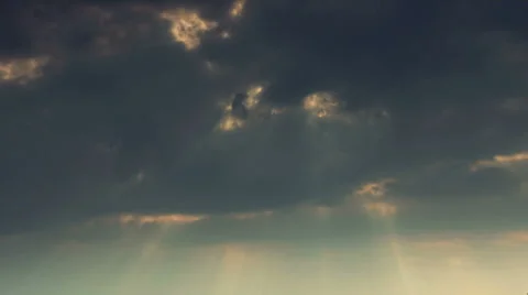 Heavenly lights of the sky Stock Footage