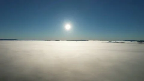 Heavenly Mountain Clouds Stock Footage 221111412