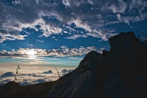 Heavenly mountain Stock Photos