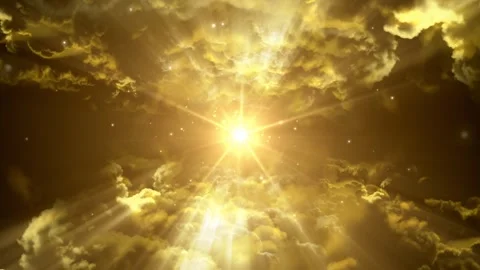 Heavenly Pathway to Light Stock Footage 317840596
