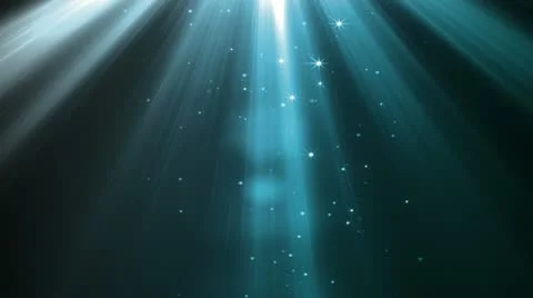Heavenly Rays Blue Stock Footage 21226071