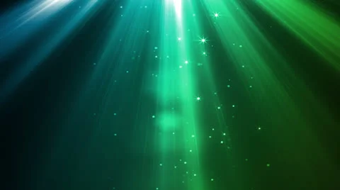 Heavenly Rays Blue Green Stock Footage 25982264