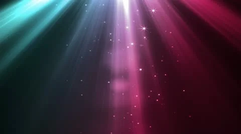 Heavenly Rays Blue Red Stock Footage 20537277