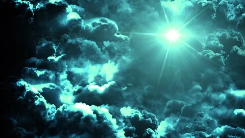 Heavenly Rising Clouds Stock Footage 317840722