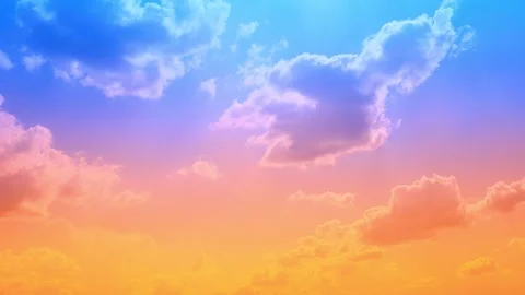 Heavenly Skies A Dramatic Time Lapse of Vivid Clouds at Sunrise Vídeos de archivo 250091789