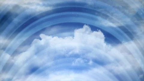Heavenly Sky Background Animation Stock Footage 94581588