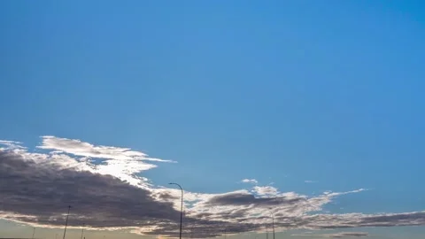 Heavenly sky dark clouds cover sunlight on blue sky space. Vídeos de archivo 167766643