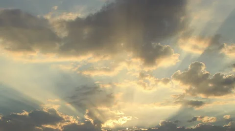 Heavenly Sun Rays Timelapse 스톡 동영상 41871853