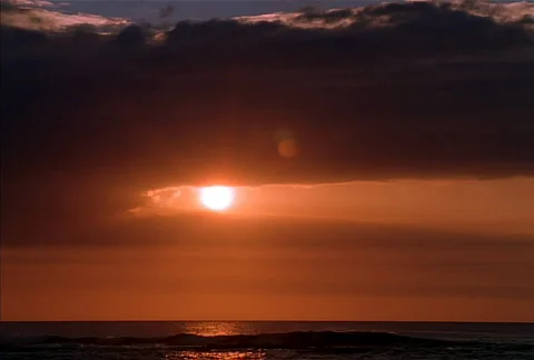 Heavenly Sunset Clouds NTSC Stock-Footage 531966