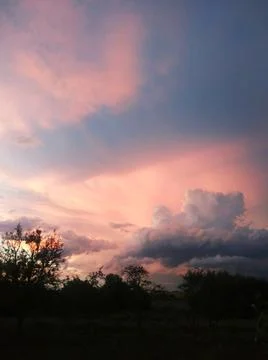 Heavenly sunset Stock Photos