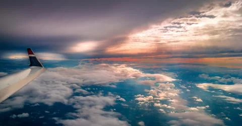 Heavenly Wing View Stock Photos