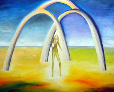 Heaven's Arch Stock Illustration