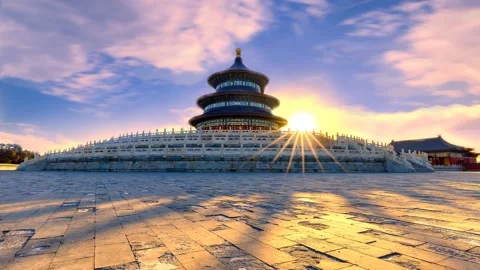 Heaven's Sunrise Stock Footage 132461801