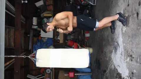 Heavy Bag Stock Footage 7902353