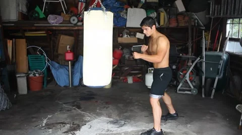 Heavy Bag Stock Footage 7902402