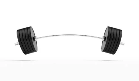 Heavy barbell Stock Illustration