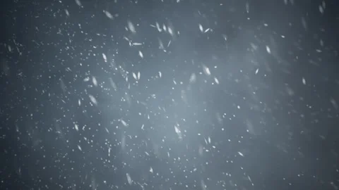 Heavy blizzard simulation on black background Stock Footage 317455266