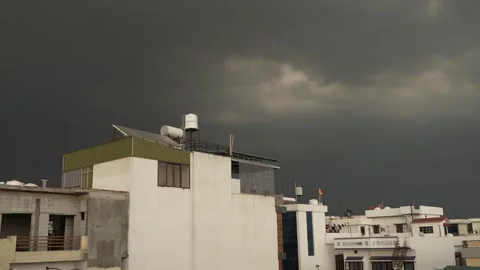Heavy Clouds during Light Rain Stock Footage 315286848