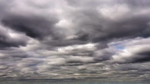 Heavy Clouds rolling over sky in Time-lapse GT5052 Video stock 162396958