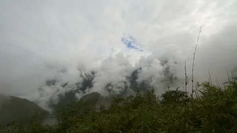 Heavy clouds time lapse Stock Footage 126769131