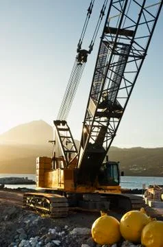 Heavy crane Stock Photos