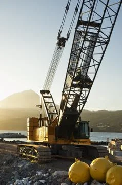 Heavy crane Stock Photos
