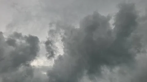 Heavy Dark Rainy Storm Clouds Texture Background Stock Photos