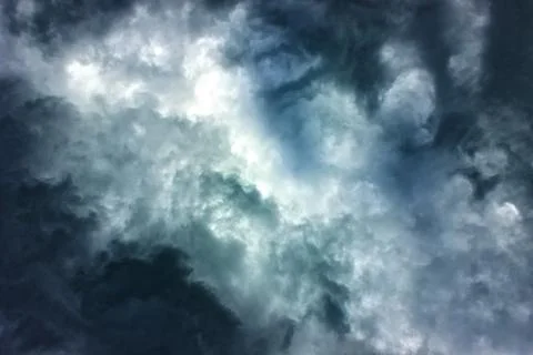 Heavy dark sky 스톡 사진