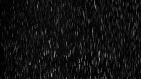 Heavy droplets of rain falling on an isolated background Stock Footage 126136954