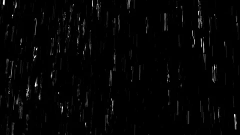 Heavy droplets of rain, falling on an isolated background Stock Footage 126144857