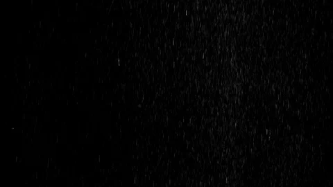 Heavy droplets of rain, falling on an isolated background Stock Footage 126204194
