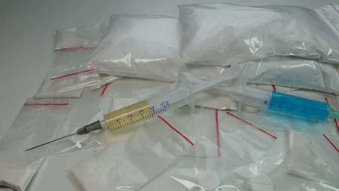 Heavy drugs Stock Footage 89330228