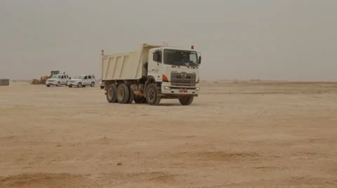 Heavy Duty Dump Trucks Work Stock Footage 63170153