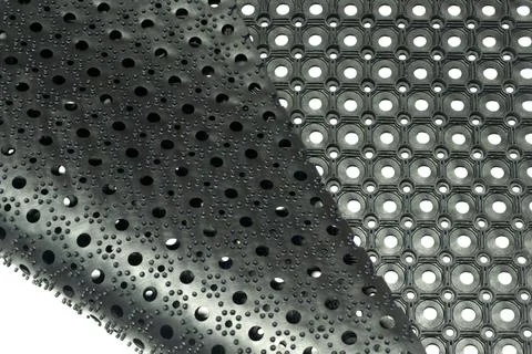 Heavy Duty Rubber Ring Mat Isolated on White Background Foto stock