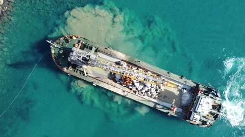 Heavy duty ship Stock Footage 220683615