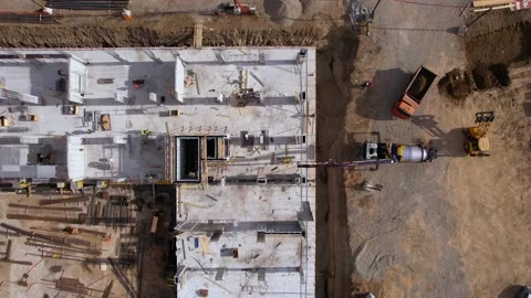 Heavy equipment on the building construction Stock Footage 226205337