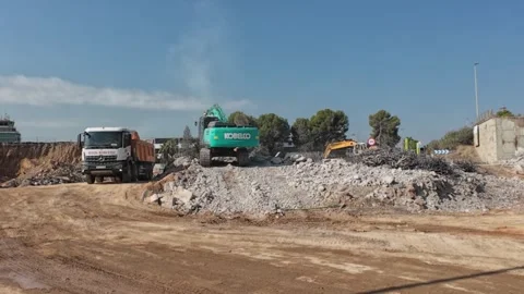 Heavy Equipment Construction Vídeo Stock 250101642