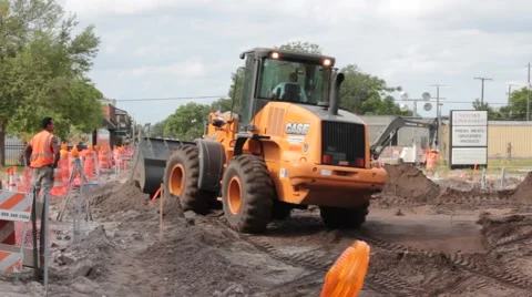 Heavy Equipment Driver Instructed by Supervisor Stock Footage 40538475