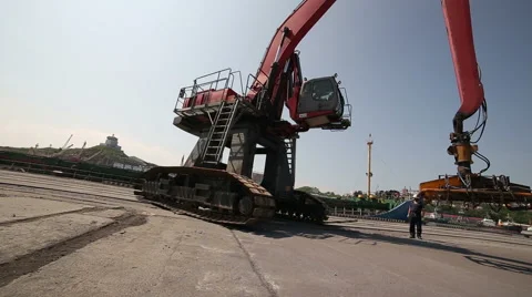 The heavy equipment Stock Footage 61496467