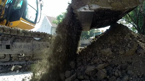 Heavy Excavation Equipment Stock Footage 48464333