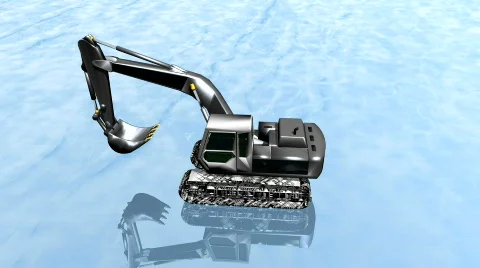 Heavy excavator Stock Footage 271962