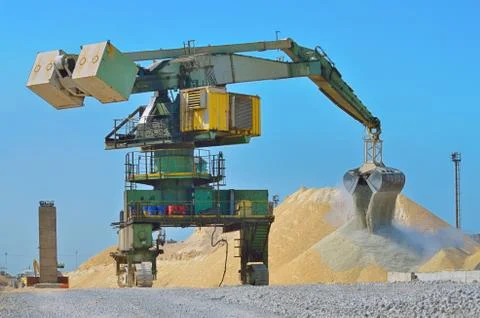 Heavy excavator loader Stock Photos