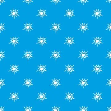 Heavy explosion pattern seamless blue Stock Illustration