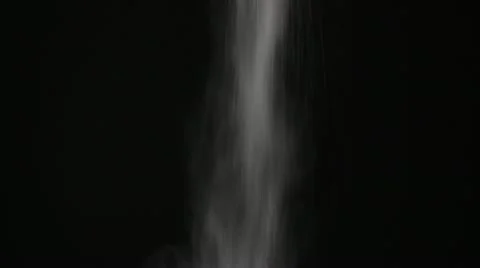 Heavy Falling Dust Snow Particles Fall Against Black Background FX Vidéo 12635690