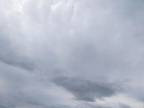 Heavy gray cloud formation above Mount Vernon, New York 库存照片