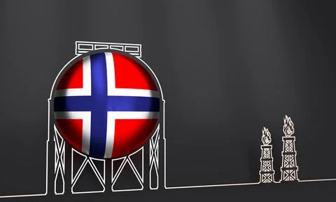 Heavy industry concept Stock Illustration