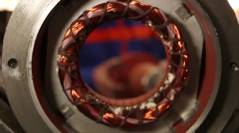Heavy industry - Electric motor. Stock Footage 35914478